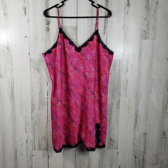 secret treasures hot pink love night gown women's plus size 3X (22W-24W) - Picture 8 of 8